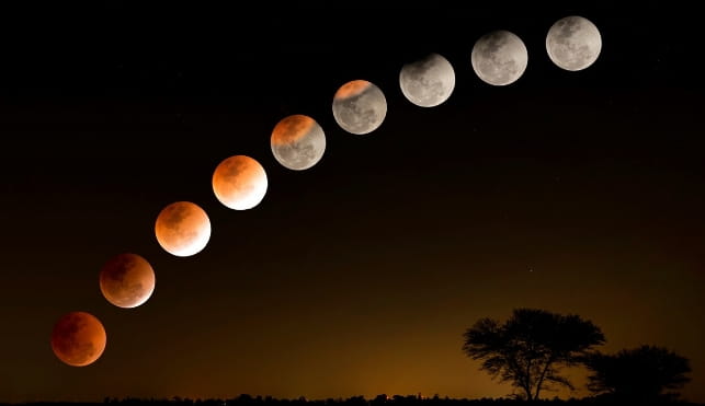 Eclipse time delay shot
